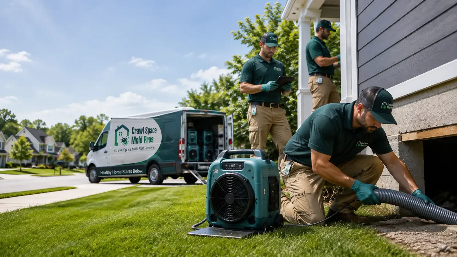 Crawl Space Mold Removal in Aberdeen, WA
